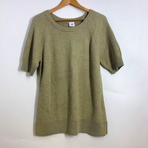 Cabi Women Prime #6445 Crew Neck Raglan Sleeve Knit Sweater Tunic Size M NWT